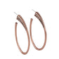 Fully Loaded - Copper Hoop Earring