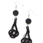 Twisted Torrents - Black Earring