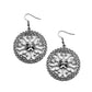 Floral Fortunes - Black Earring
