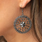 Floral Fortunes - Black Earring