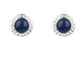 Glowing Dazzle - Blue Post Earring