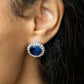 Glowing Dazzle - Blue Post Earring