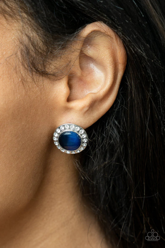 Glowing Dazzle - Blue Post Earring