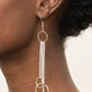 Demurely Dazzling - White Earring