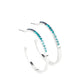 Somewhere Over the OMBRE - Blue Hoop Earring
