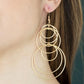 I Feel Dizzy - Gold Earring