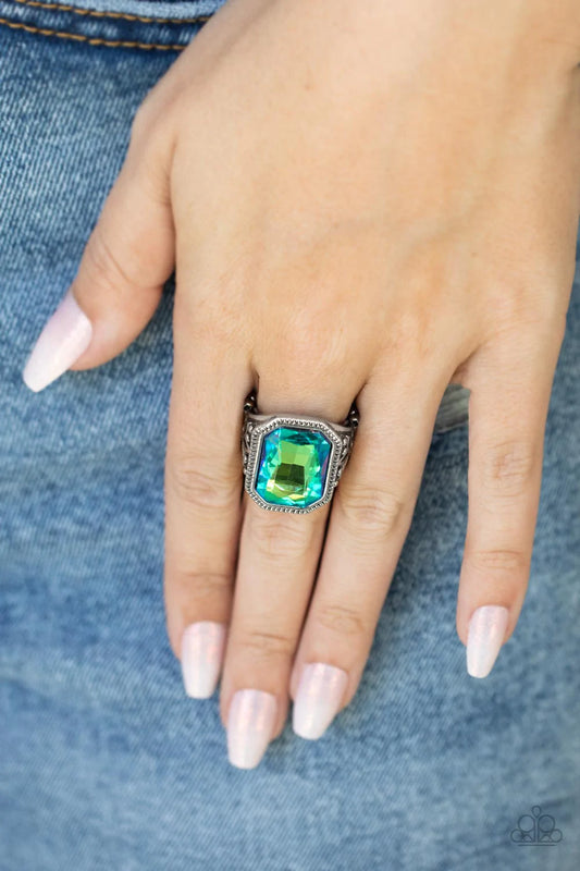 Galaxy Goddess - Green Ring