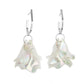 Jaw-Dropping Jelly - Silver Hoop Earring