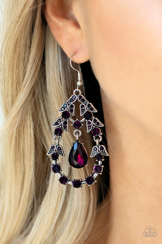 Garden Decorum - Purple Earring