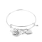 Come What May and Love It - White Bracelet