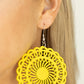 Island Sun - Yellow Earring