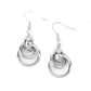 Running In Circles - Silver Earring