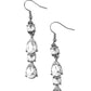 Raise Your Glass to Glamorous - Black Earring