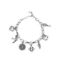 Fancifully Flighty - White Bracelet