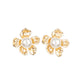 Apple Blossom Pearls - Gold Post Earring