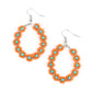 Festively Flower Child - Orange Earring