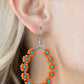 Festively Flower Child - Orange Earring