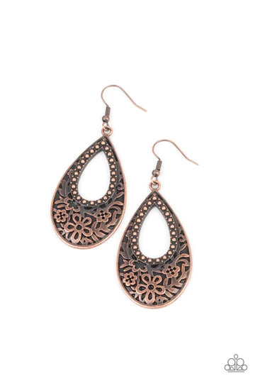 Organically Opulent - Copper Earring