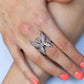 Bling Out Butterfly - Pink Ring