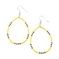 Keep Up The Good BEADWORK - Yellow Earring