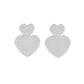 Heart-Racing Refinement - Silver Post Earring