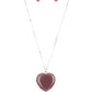 Warmhearted Glow - Purple Lanyard Necklace
