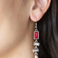 Modern Day Artifact - Red Earring