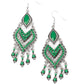 Dearly Debonair - Green Earring