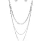 Bountiful Butterflies - White Necklace