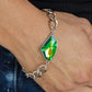 Galactic Grunge - Green Bracelet