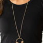 Galactic Glow - Gold Necklace