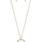 Galactic Glow - Brass Necklace
