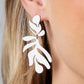 Palm Picnic - Silver Post Earring