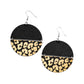 Jungle Catwalk - Black Earring