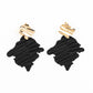 Crimped Couture - Gold Post Earring