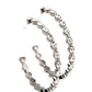 Royal Reveler - Black Hoop Earring