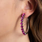 Photo Finish - Pink Hoop Earring