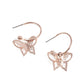 Butterfly Freestyle - Rose Gold Hoop Earring