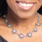 Get Up and GROW - White Choker Necklace