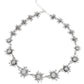 Get Up and GROW - White Choker Necklace