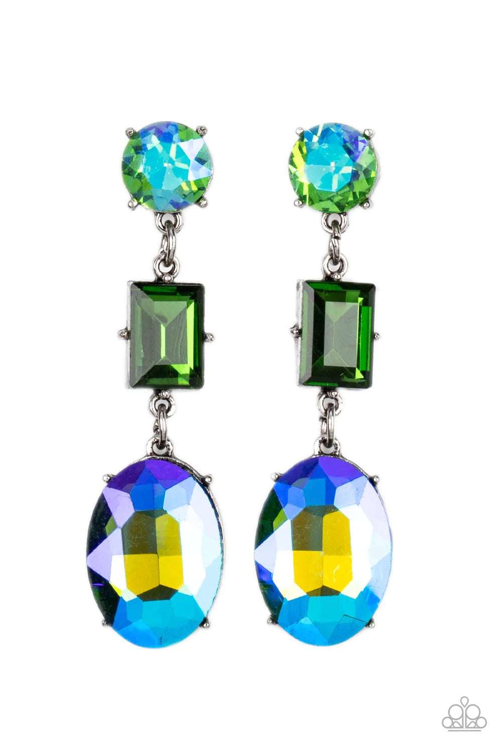 Extra Envious - Green Post Earring