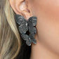Blushing Butterflies - Silver Post Earring