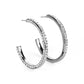 Powerhouse Precision - Black Hoop Earring