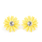 Sunshiny DAIS-y - Yellow Post Earring