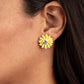 Sunshiny DAIS-y - Yellow Post Earring