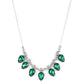 Crown Jewel Couture - Green Necklace