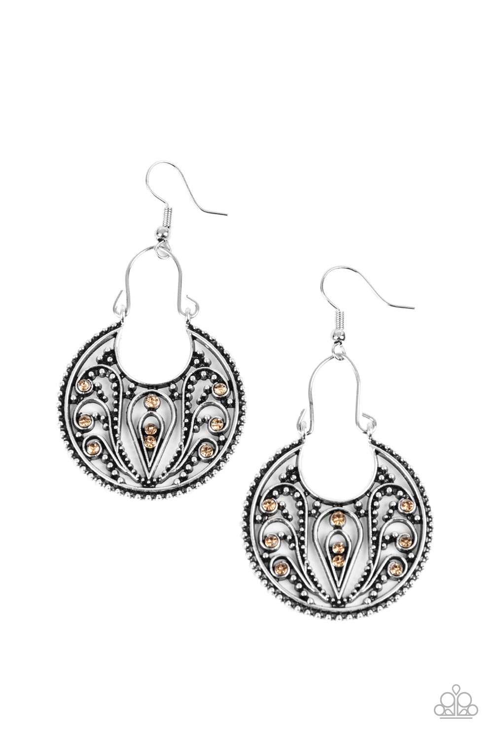 Vineyard Villa - Brown Earring