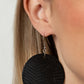 Leathery Loungewear - Black Earring