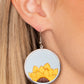 Sun-Kissed Sunflowers - Blue Earring
