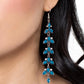 Fanciful Foliage - Blue Earring